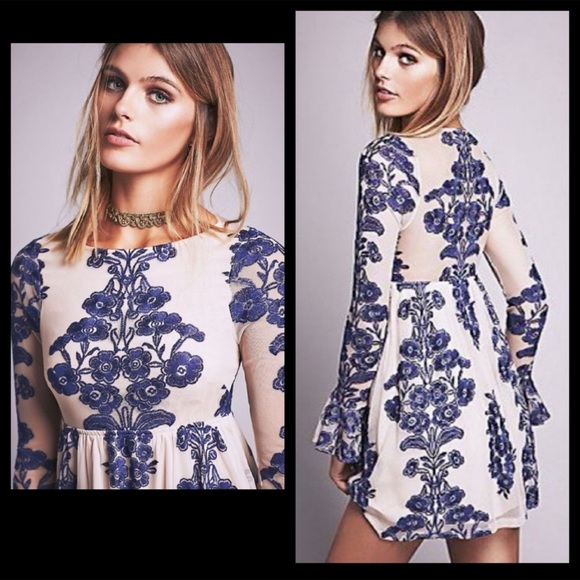 Temecula mini dress For Love & Lemons floral print dress size medium - Picture 3 of 9